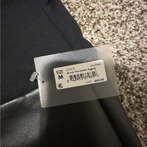 SPANX Red Hot Faux Leather Leggings